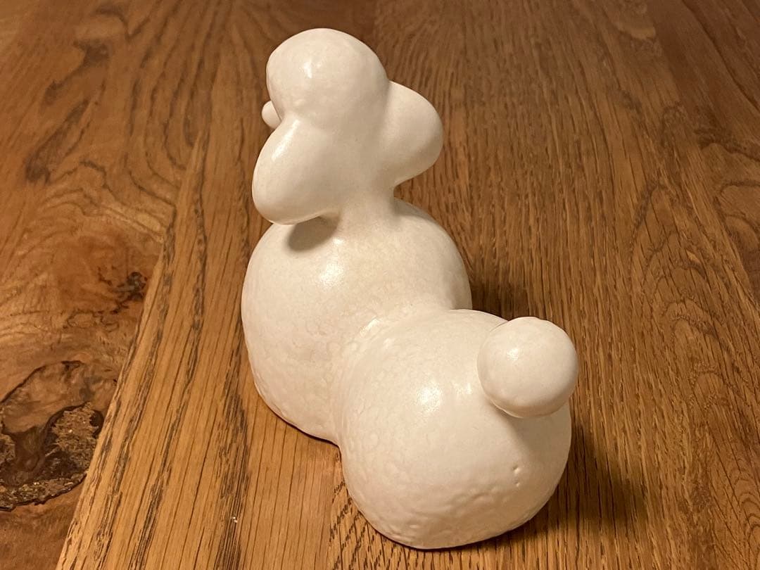 【リサ ラーソン】プードル ミディアム（白）