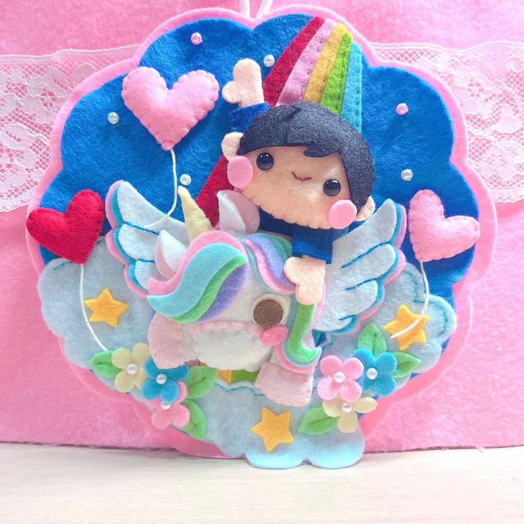 フェルトリース・フェルト飾り・専用