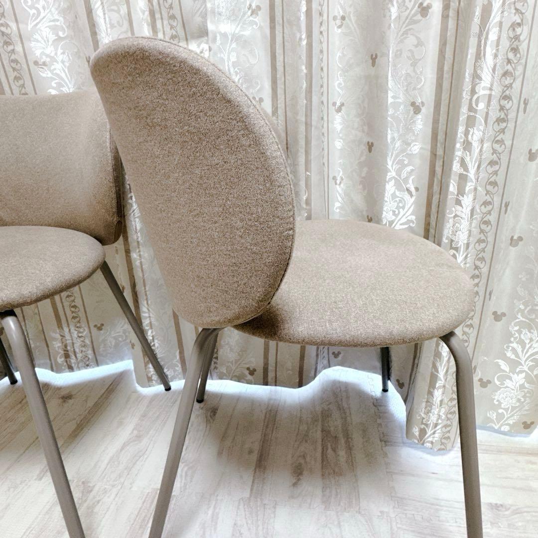 【極美品】IKEA KRYLBO クリルボー チェア ダークベージュ 2脚