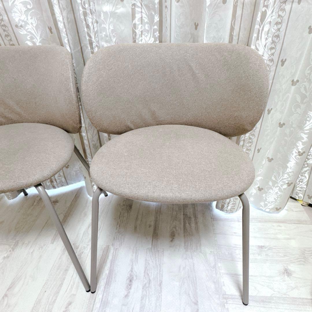 【極美品】IKEA KRYLBO クリルボー チェア ダークベージュ 2脚