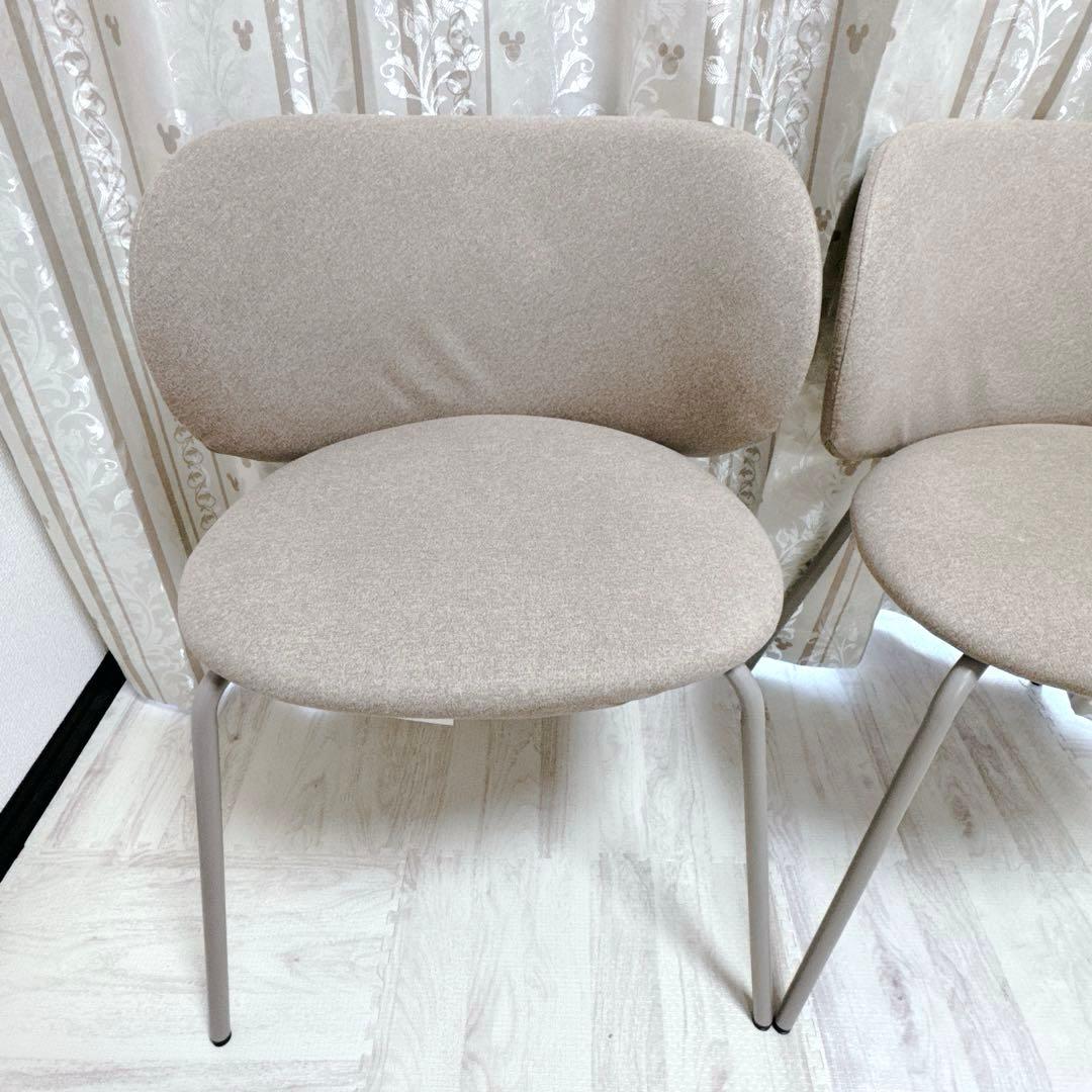 【極美品】IKEA KRYLBO クリルボー チェア ダークベージュ 2脚