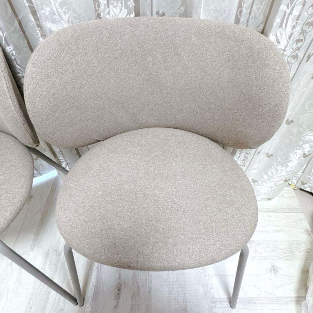【極美品】IKEA KRYLBO クリルボー チェア ダークベージュ 2脚