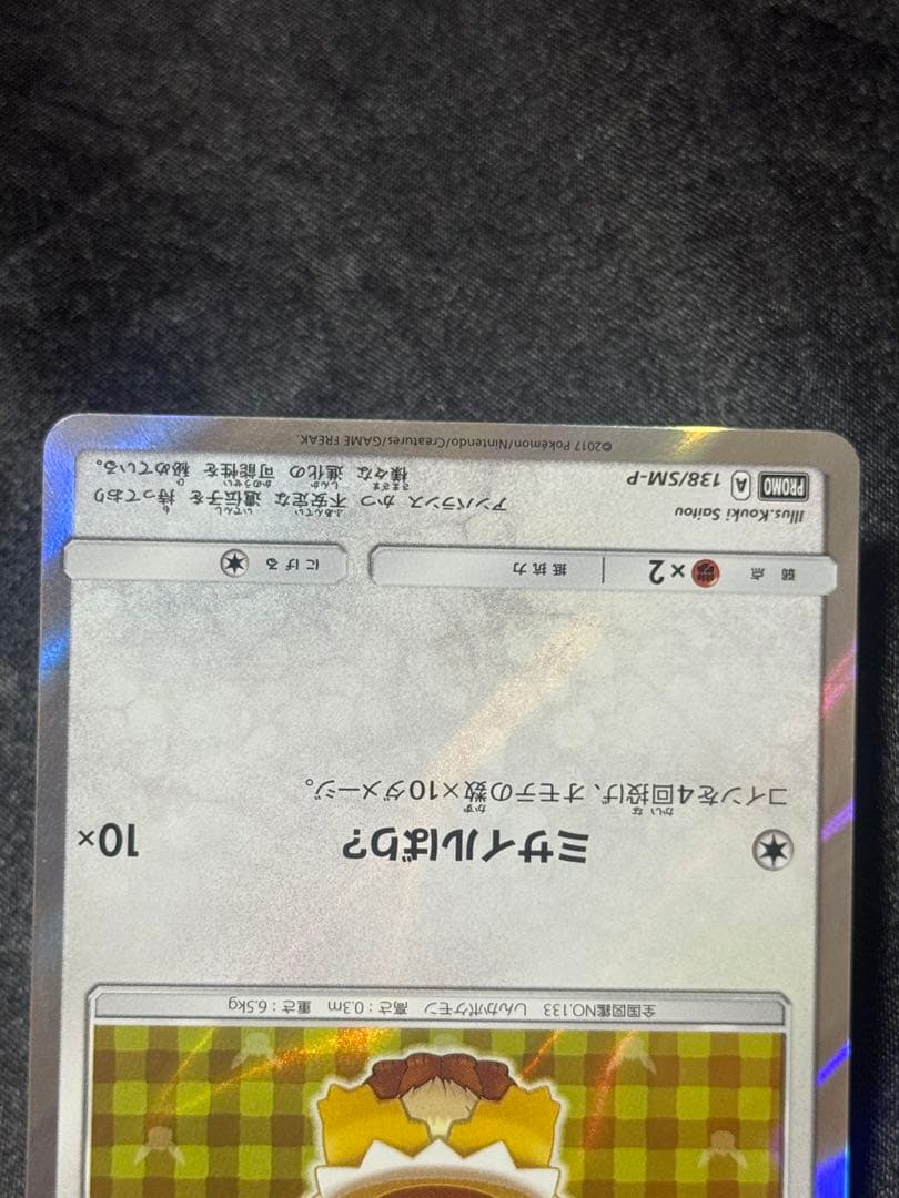 ポンチョを着たイーブイ サンダース