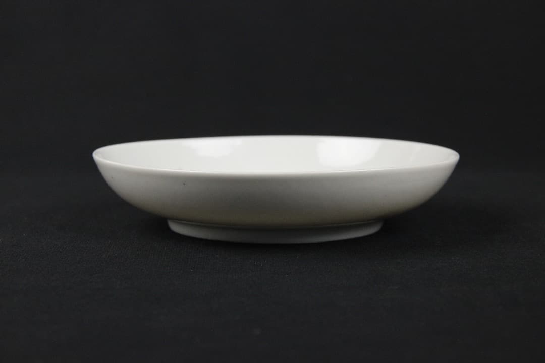 中国美術 清時代 釉下紅 山水図 小皿 豇豆紅 宮廷磁 古磁器 ENM23-2