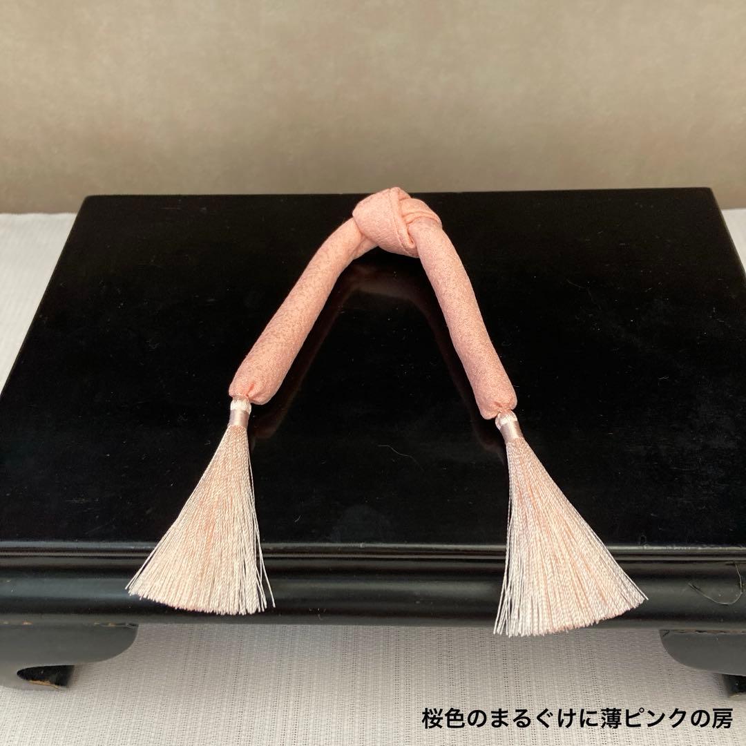 七五三　希少　パール揺れる　勝山簪セット　平打ち簪　水引簪　絞玉簪　桜色ちんころ