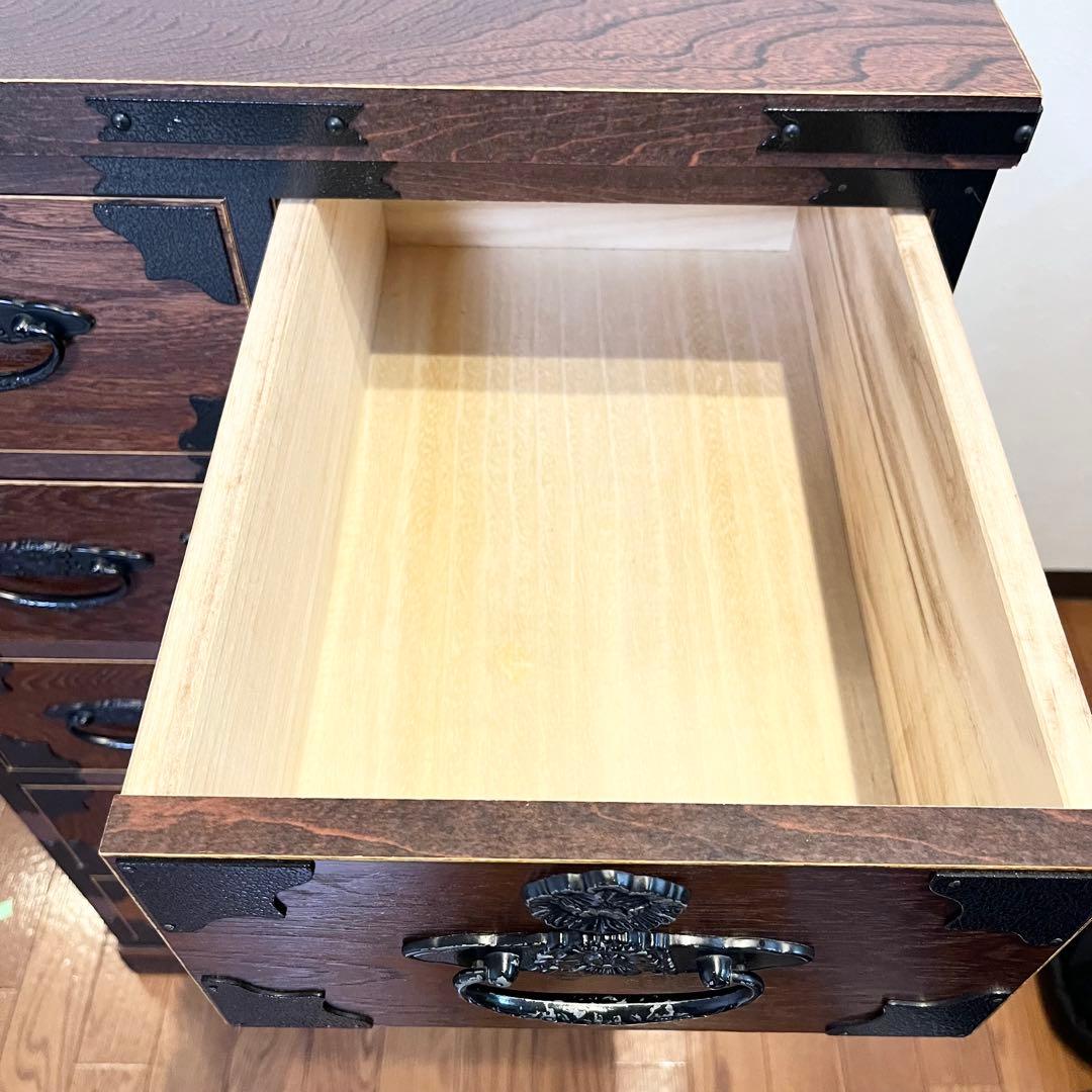 【美品級】岩谷堂箪笥級 欅 民芸家具 5段チェスト 整理箪笥 和家具 伝統工芸