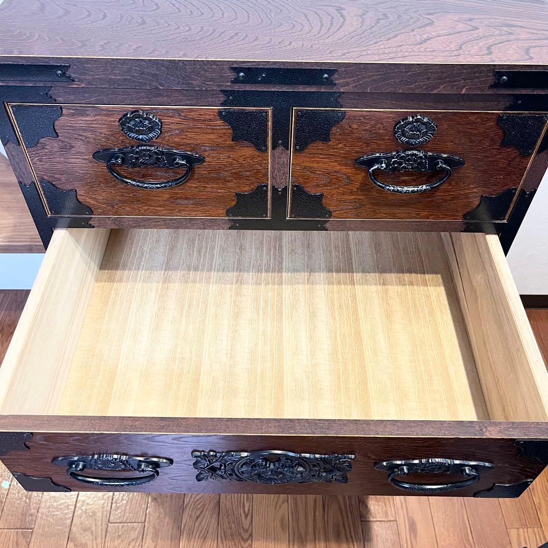 【美品級】岩谷堂箪笥級 欅 民芸家具 5段チェスト 整理箪笥 和家具 伝統工芸