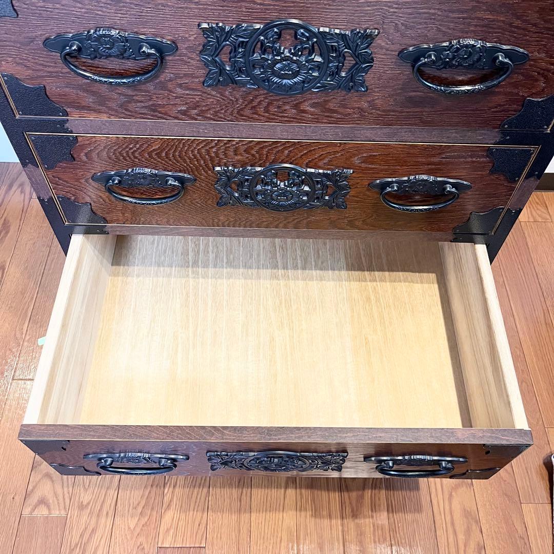 【美品級】岩谷堂箪笥級 欅 民芸家具 5段チェスト 整理箪笥 和家具 伝統工芸