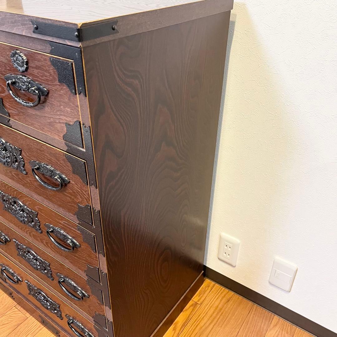 【美品級】岩谷堂箪笥級 欅 民芸家具 5段チェスト 整理箪笥 和家具 伝統工芸