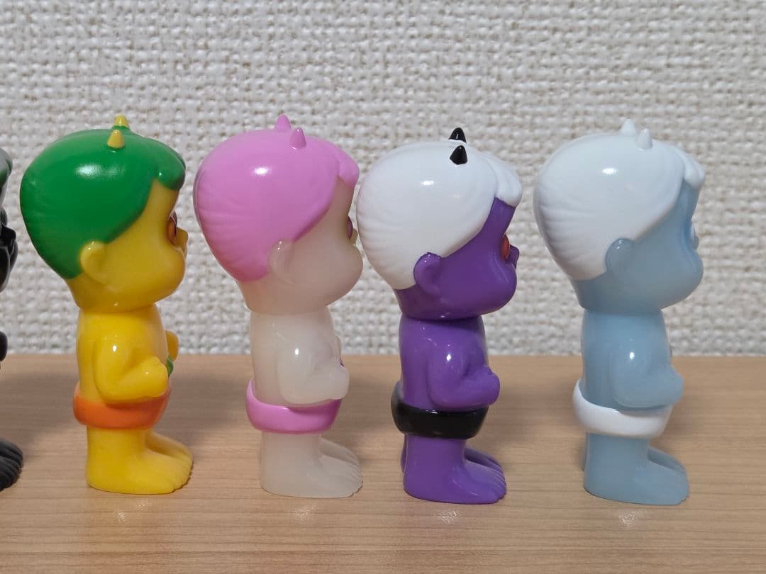 BLACK PEARLS mini HAPY ソフビ 8種セット ☆ ガチャ