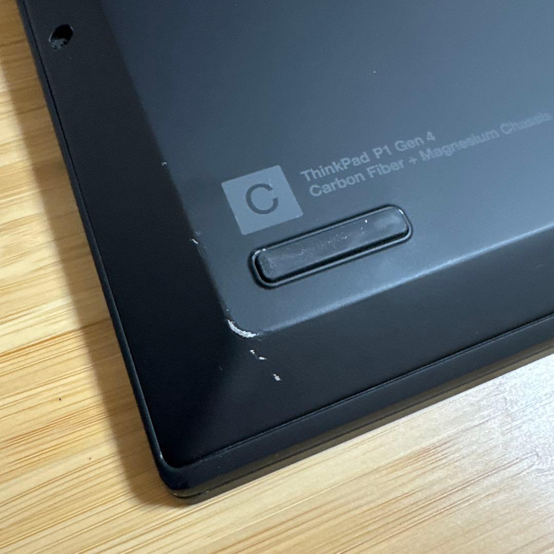 Windowsノート本体 ThinkPad P1 Gen4 Xeon 16GB 512GB 4K RTX
