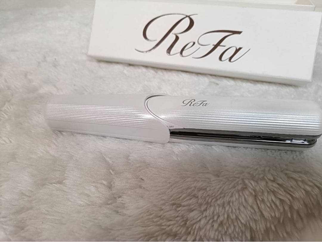 美品★ReFa フィンガーアイロン ホワイト