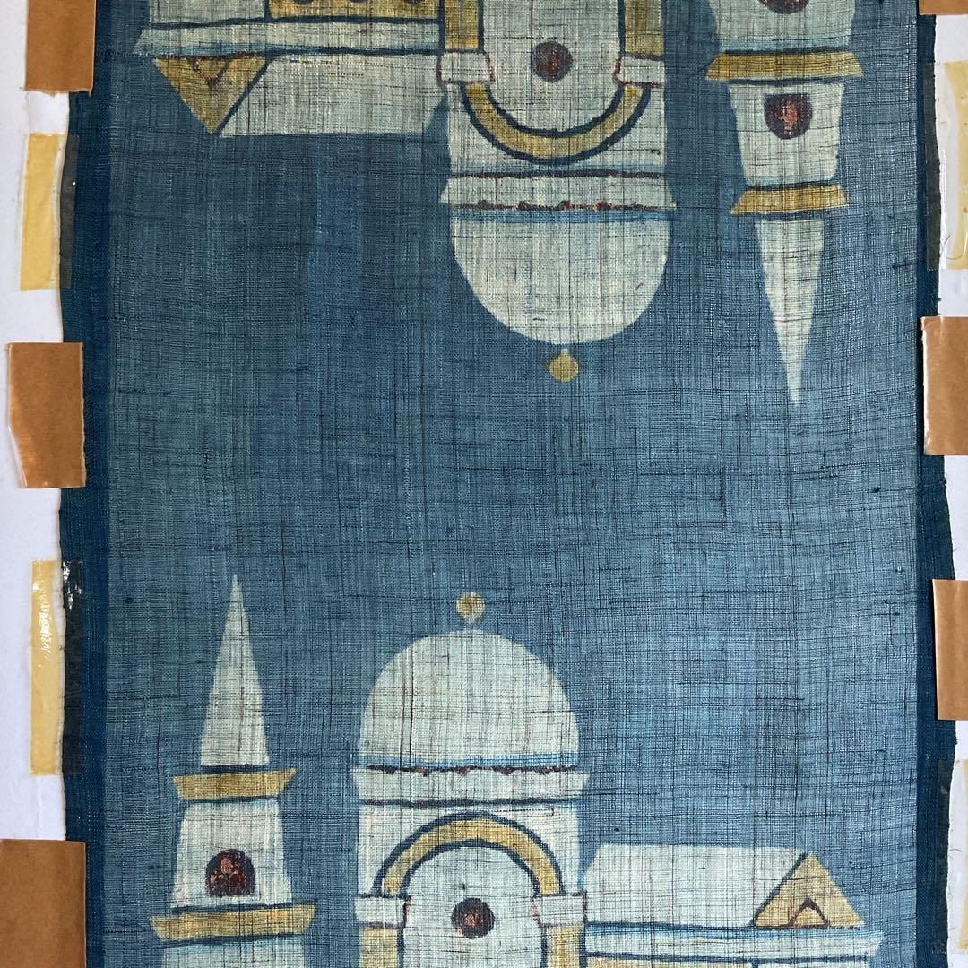 美しい！型絵染『風景画タペストリー』