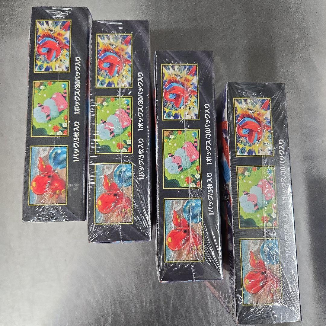 シュリンク付き未開封 ニンジャスピナー 4BOX ポケモンカード