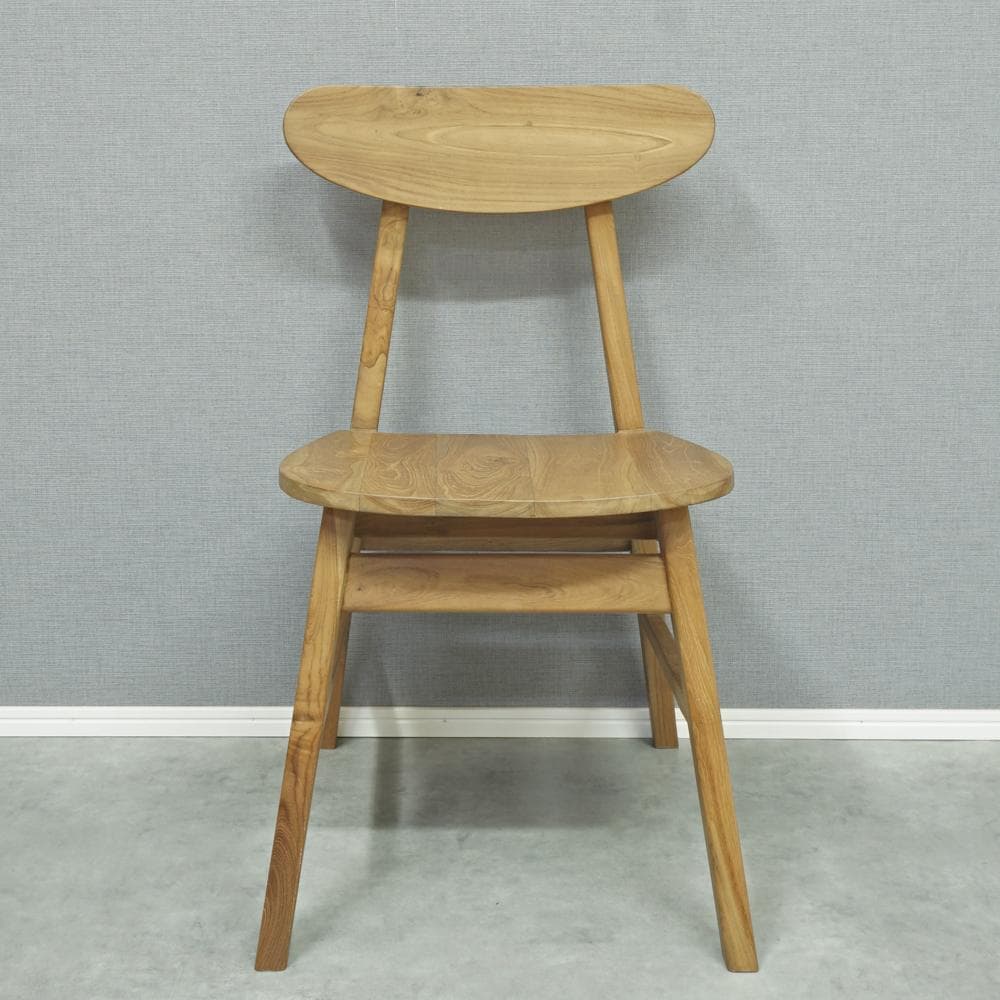 チークチェア（ナチュラル）　ダイニングチェア　無垢　teak シンプル