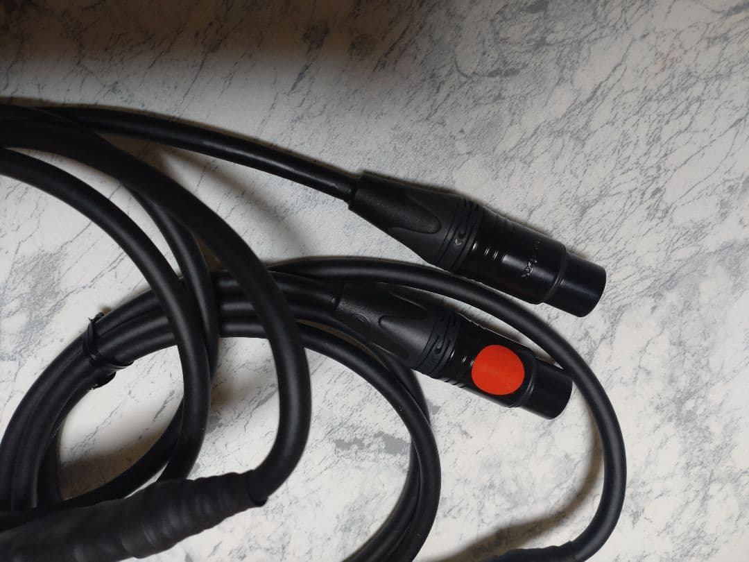 【新型】140段式カタパルトXLRケーブル　1.5m ペア　【オーディオ用】