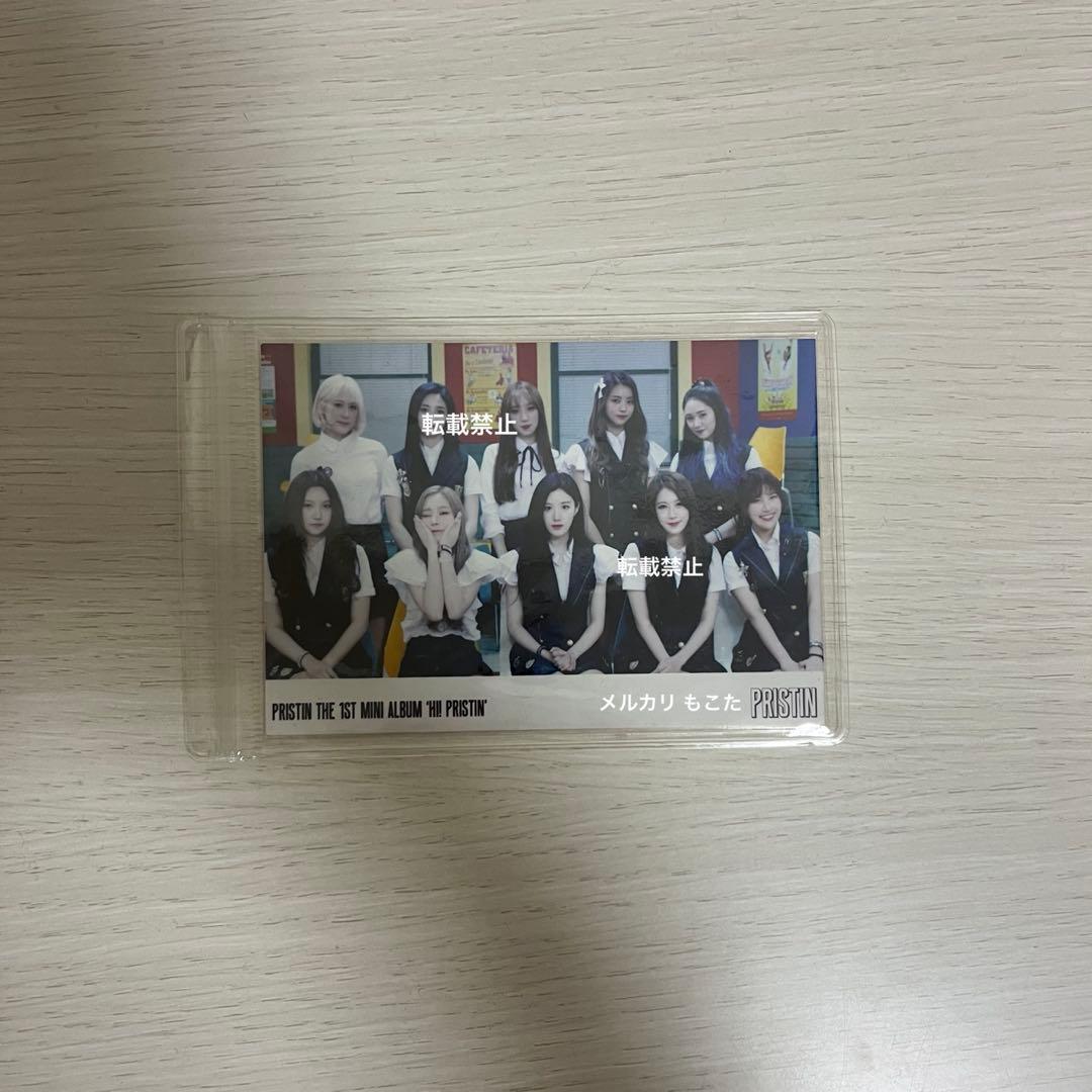 PRISTIN サイン入り 写真 サノク WEE WOO 公式スローガン セット