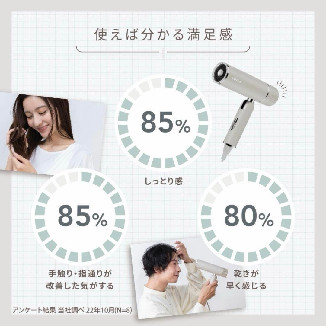 LINKA 軽量ドライヤー 285g スマートブロウ