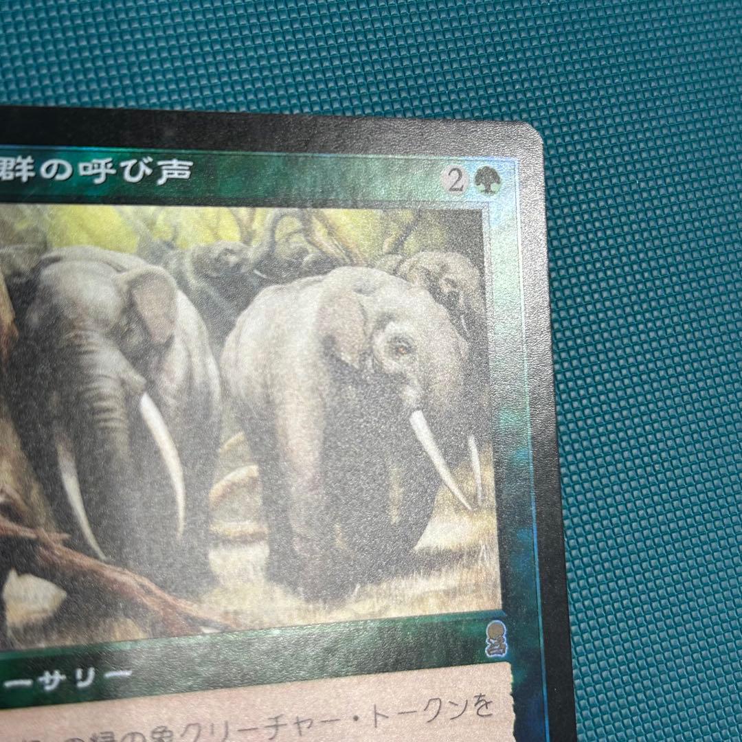 初版 日本語Foil《獣群の呼び声/Call of the Herd》[ODY]