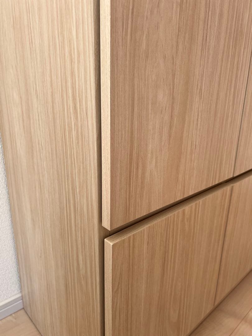 リビング収納　収納棚　　キャビネット　ナチュラル