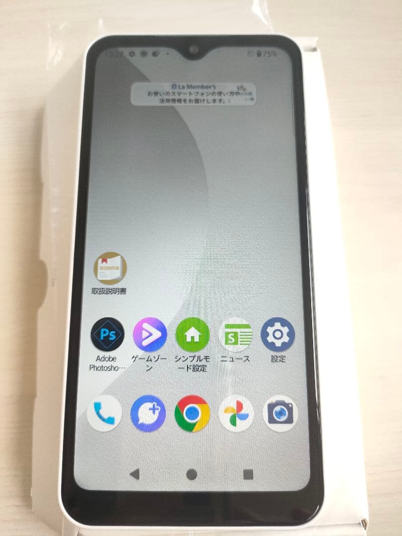 arrows We FCG01 ホワイト箱、取説付 64GB