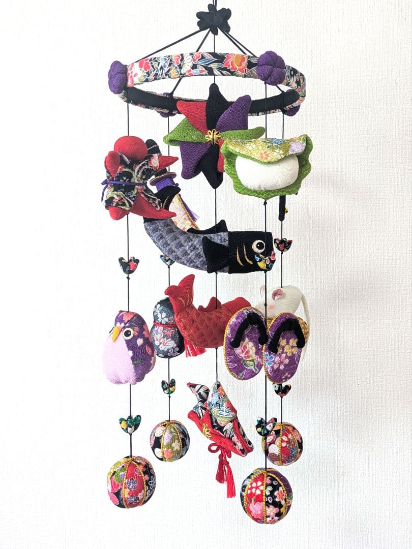 【 鯉のぼりの吊るし飾り 】ちりめん細工 輪飾り さげもん 端午の節句 子供の日