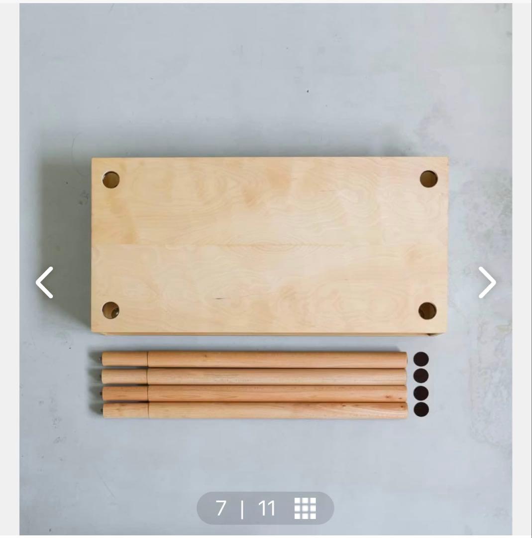 【イデアコ】ideaco 机　pallet スリムデスク