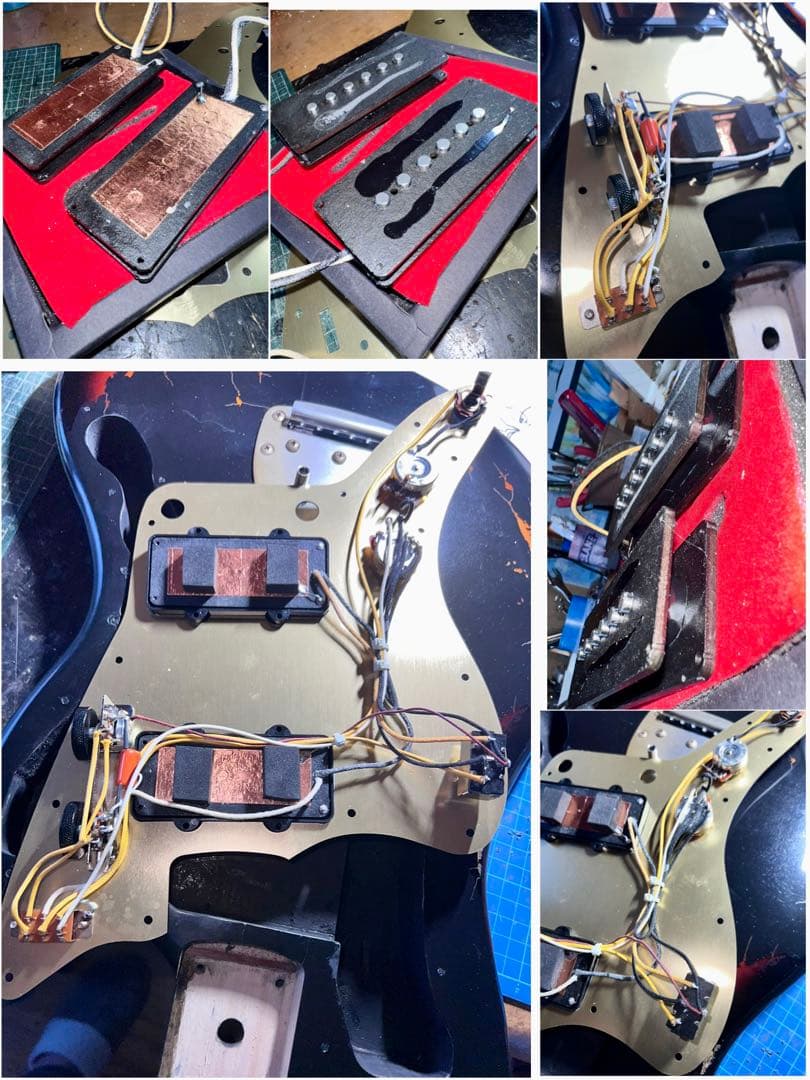 マルチレイヤーレリック60sジャズマスタースタイルAlnico5 PU