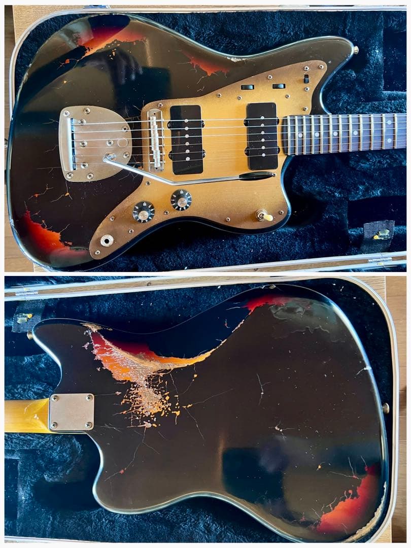 マルチレイヤーレリック60sジャズマスタースタイルAlnico5 PU