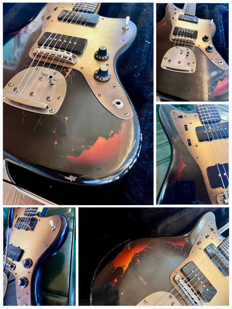 マルチレイヤーレリック60sジャズマスタースタイルAlnico5 PU