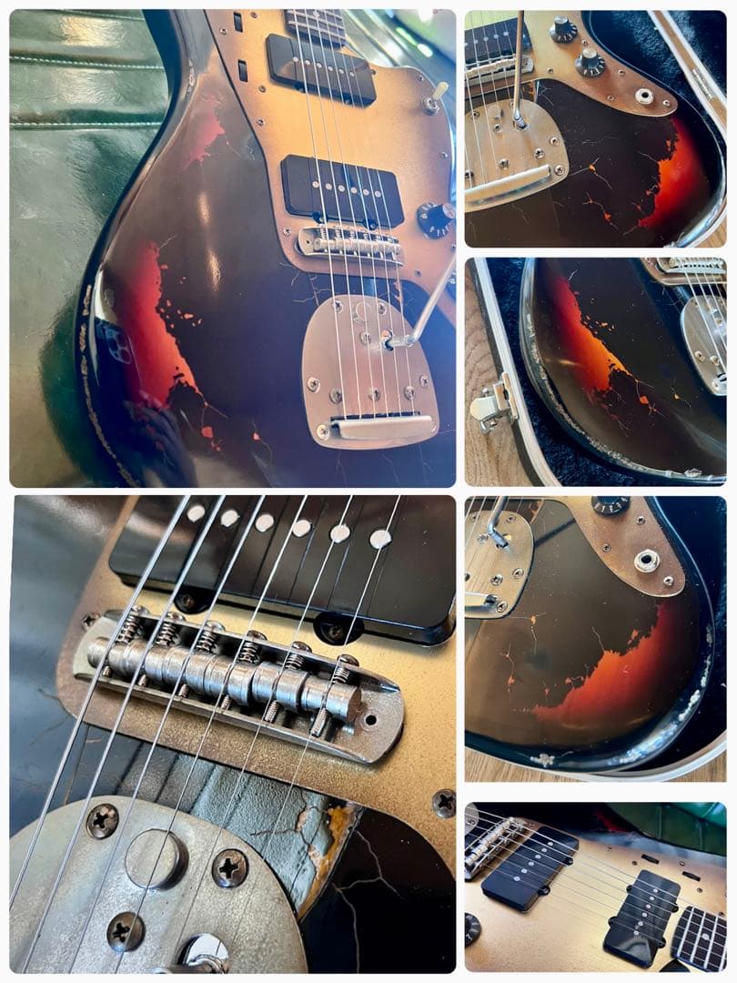 マルチレイヤーレリック60sジャズマスタースタイルAlnico5 PU