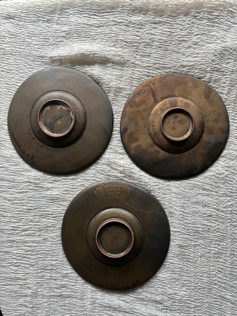 加藤かずみさんの作品 リム皿 3枚セット 直径約22cm