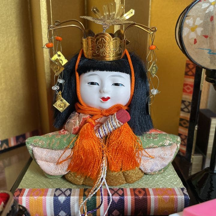 木目込み雛　童顔のおひなさま　　十五人揃い　必ず購入前コメントください