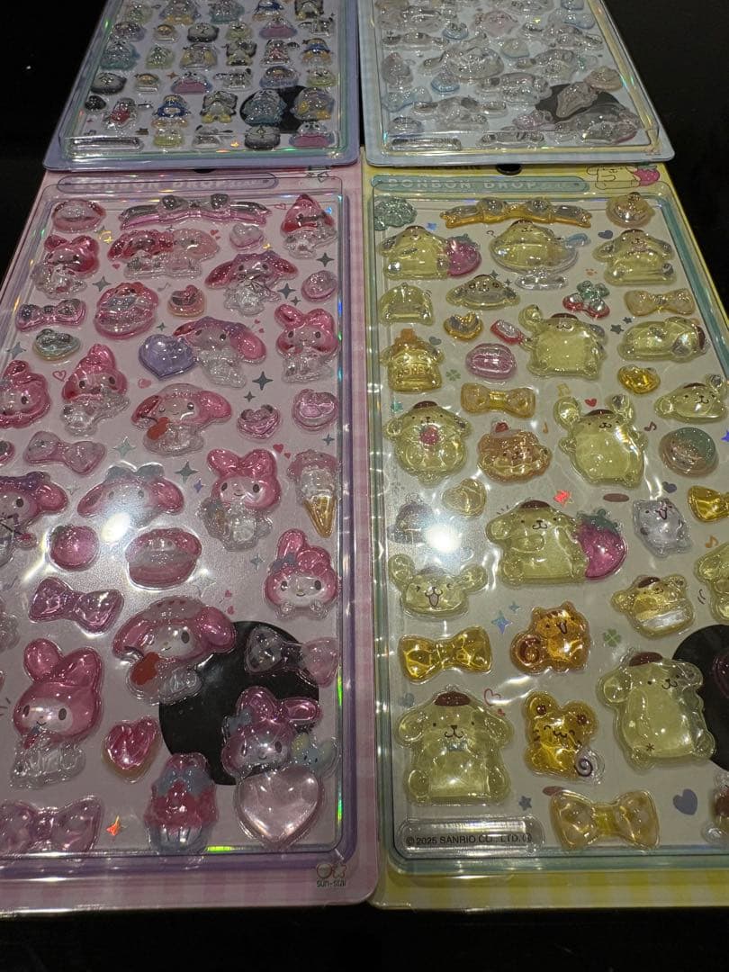 サンリオ第二弾 シナモン ポムポムプリン はぴだんぶい ボンボンドロップシール