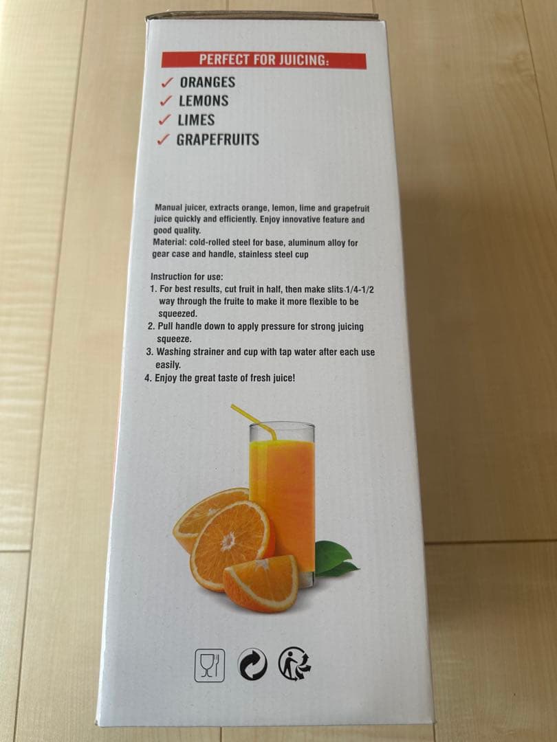 手動ジューサー オレンジ レモン用