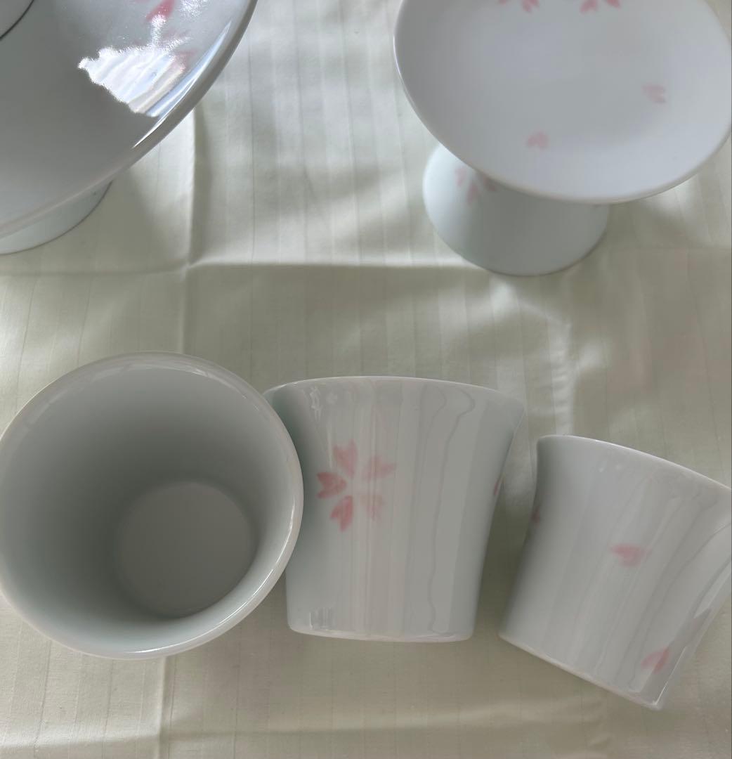 伊万里焼 桜の花柄 食器セット おもてなし