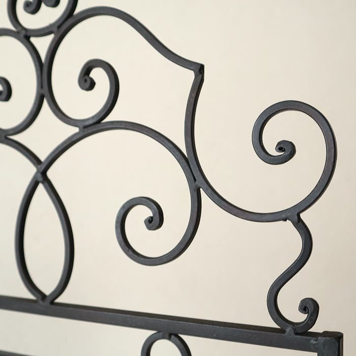 パーテーション 間仕切り 3連 アイアン 折り畳み 花柄