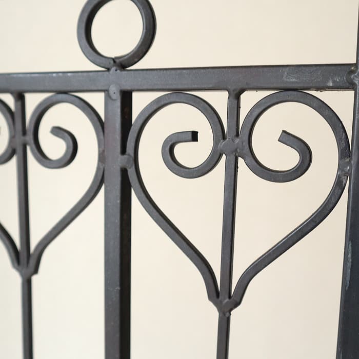 パーテーション 間仕切り 3連 アイアン 折り畳み 花柄