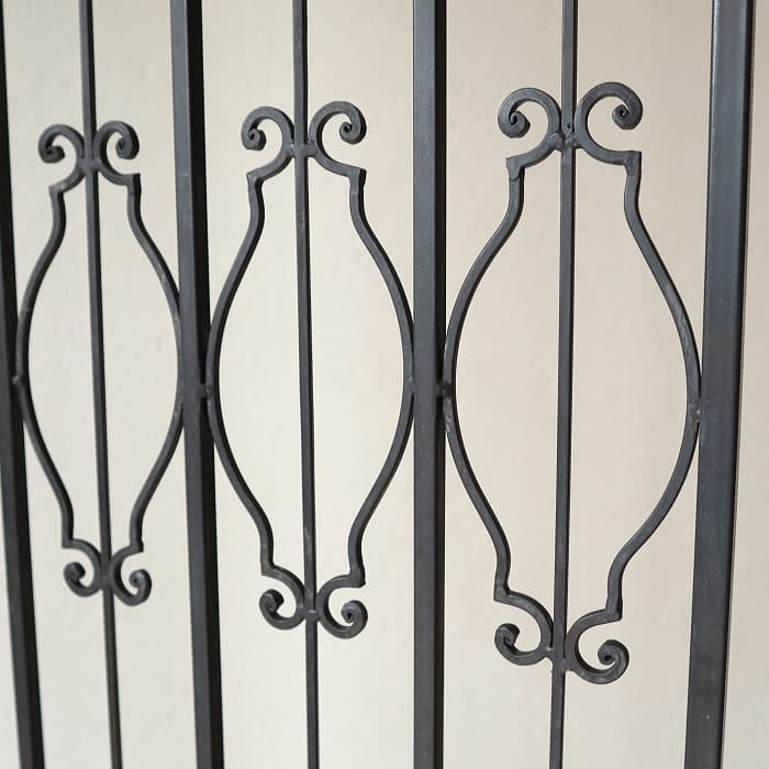 パーテーション 間仕切り 3連 アイアン 折り畳み 花柄