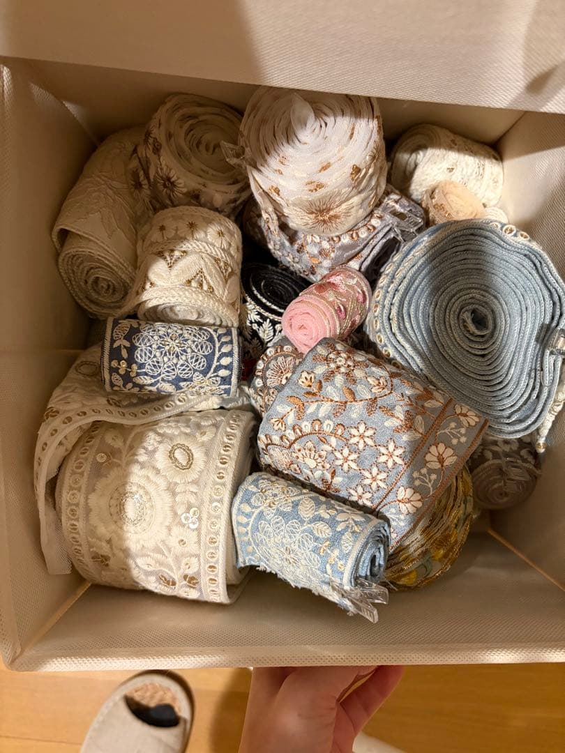 や*う様 インド刺繍リボンセット 約40個