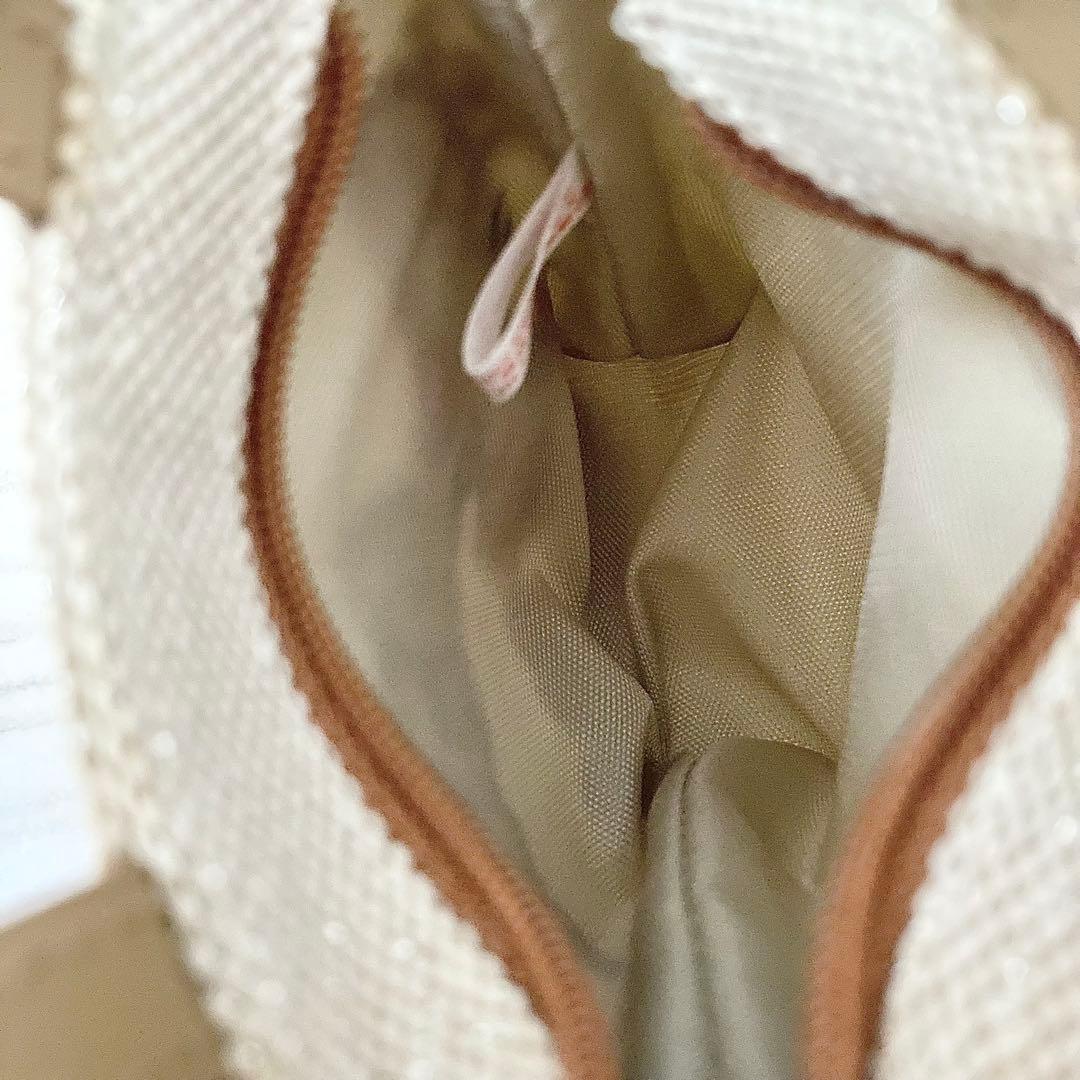 【未使用】平成レトロ ハローキティ ステッチ刺繍 大容量お財布バッグ ミニポーチ