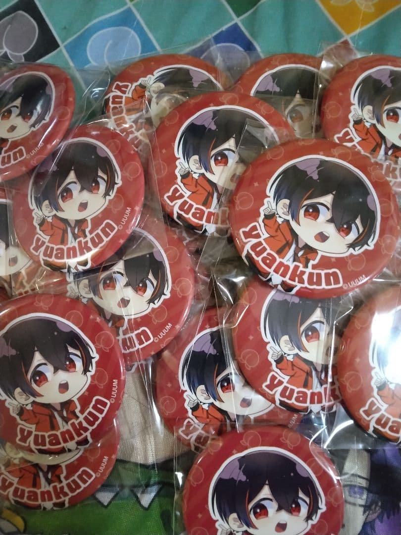 値下げしました！ゆあんくん　缶バ　77個