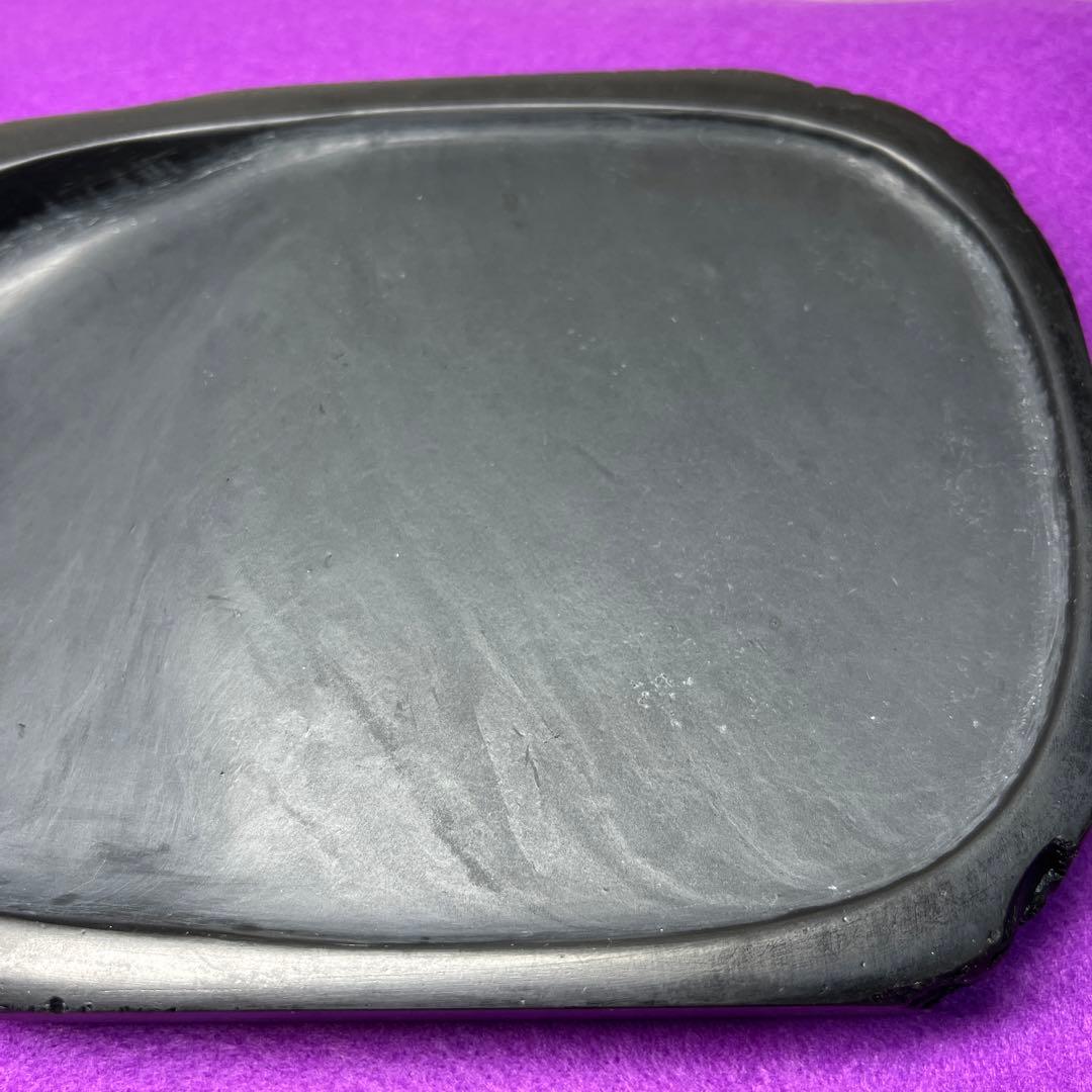 ⭕️雨畑硯　自然硯　四六大硯　石紋綺麗　お手頃価格