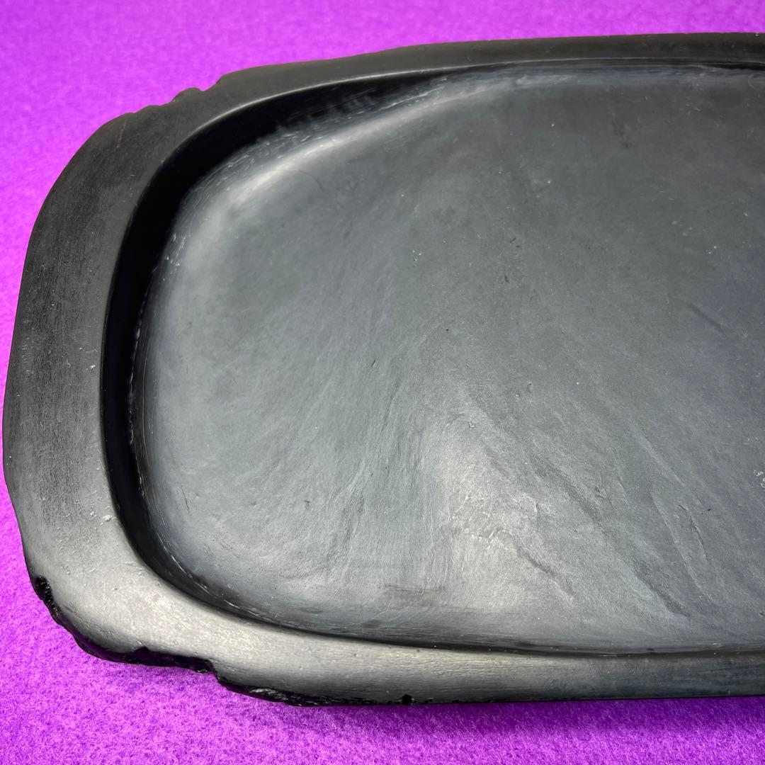 ⭕️雨畑硯　自然硯　四六大硯　石紋綺麗　お手頃価格