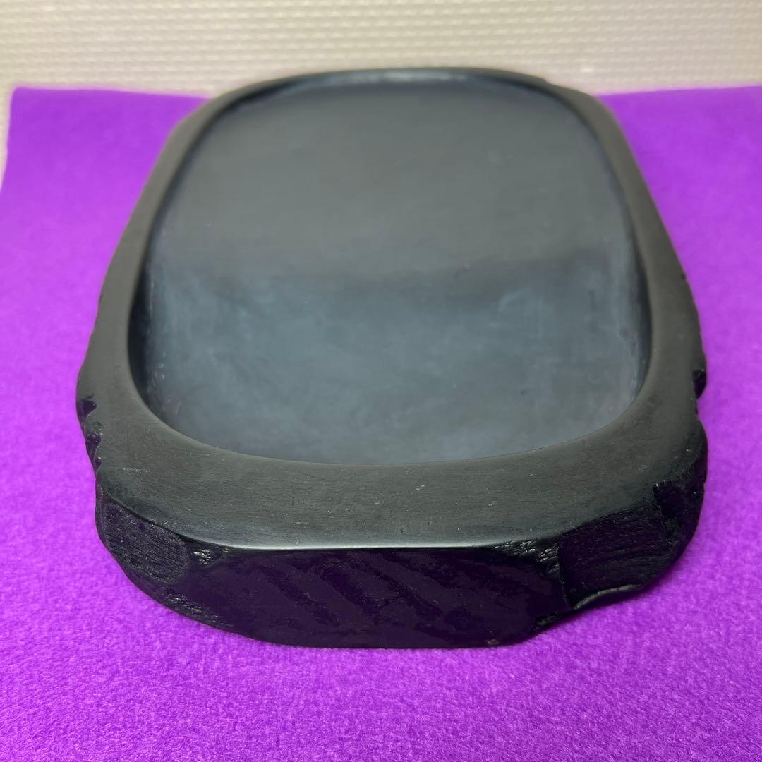 ⭕️雨畑硯　自然硯　四六大硯　石紋綺麗　お手頃価格