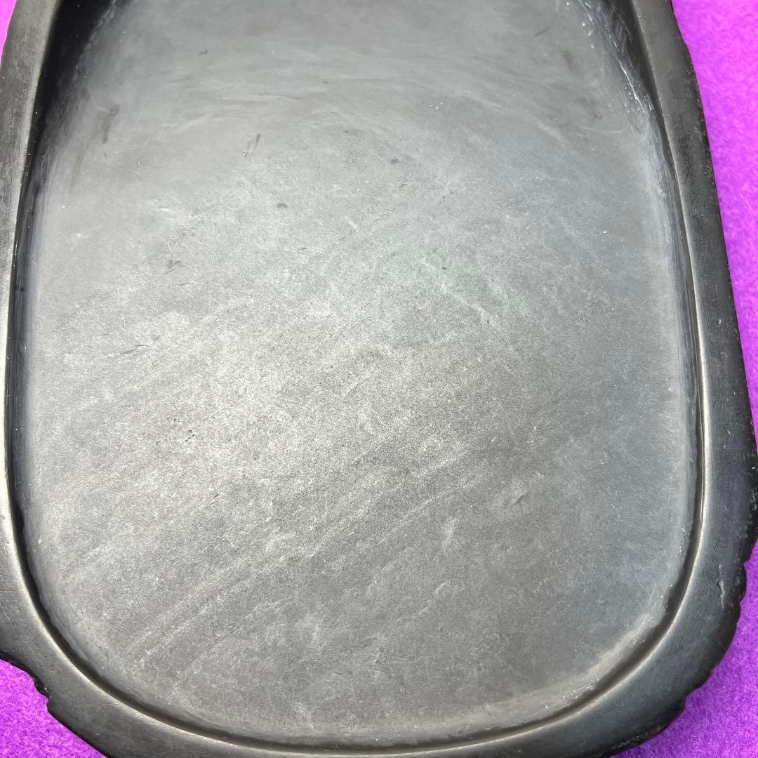 ⭕️雨畑硯　自然硯　四六大硯　石紋綺麗　お手頃価格