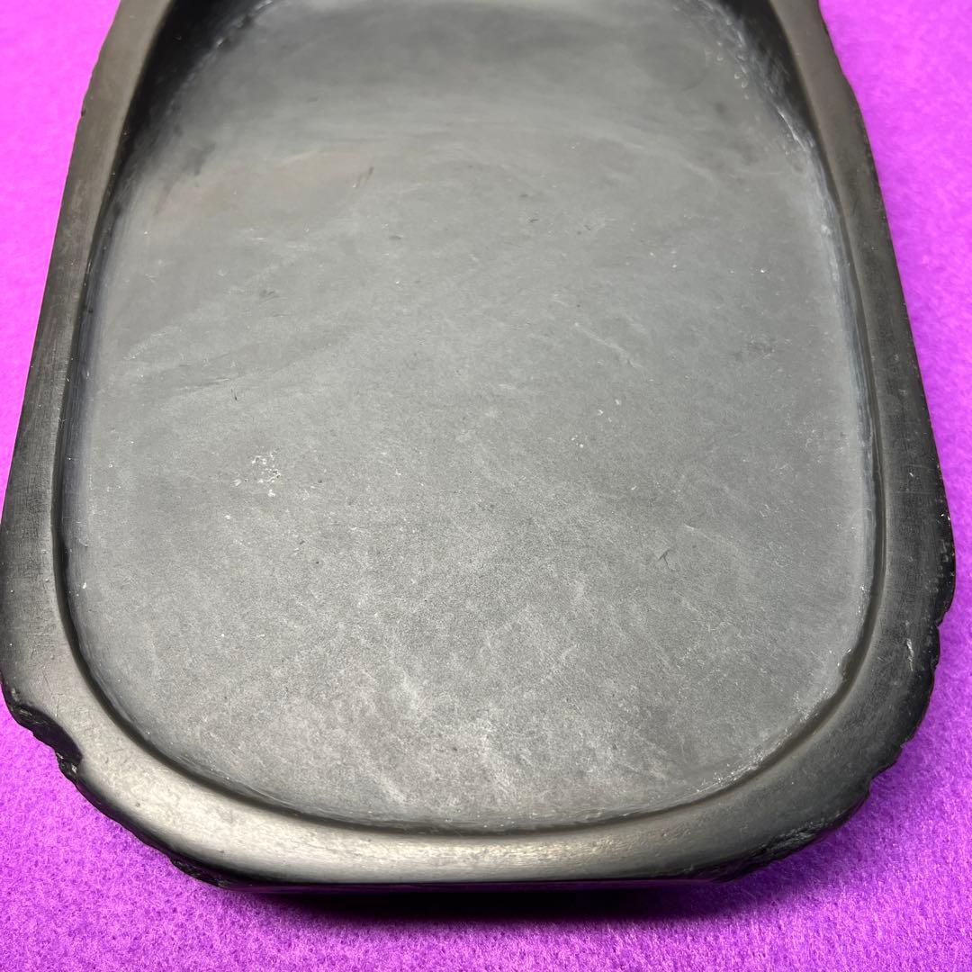 ⭕️雨畑硯　自然硯　四六大硯　石紋綺麗　お手頃価格