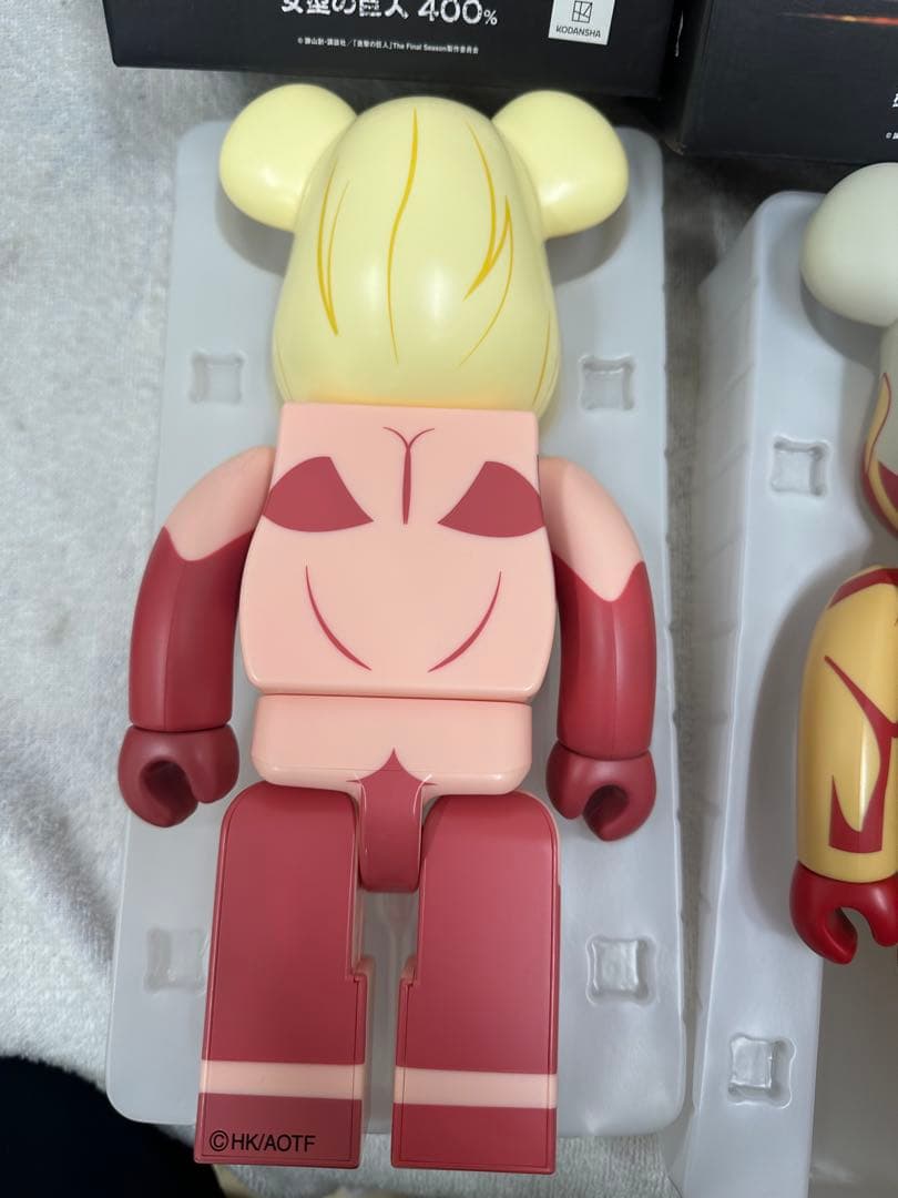 ●【希少】BE@RBRICK 進撃の巨人 400％ 3点セット