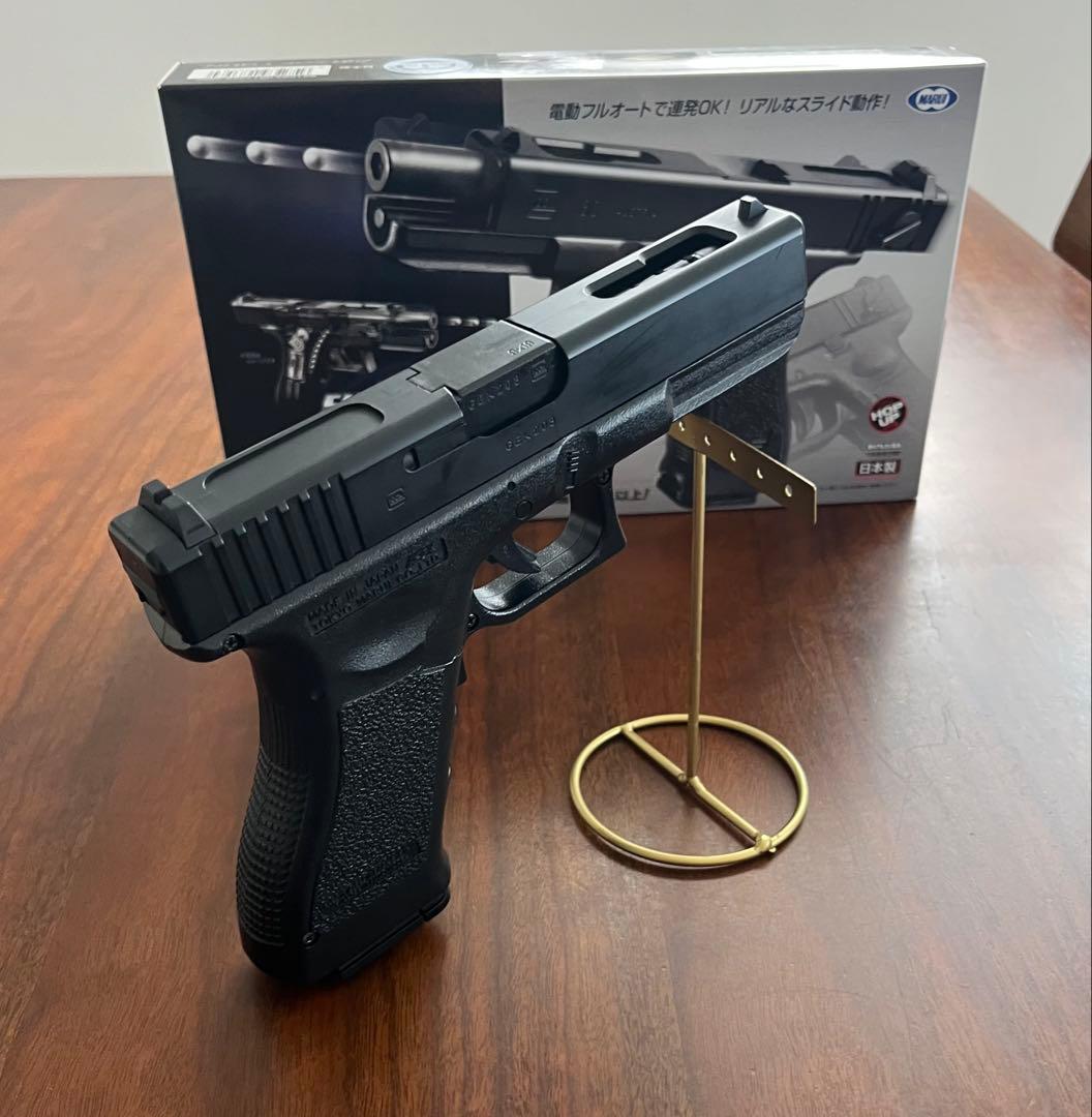 美品　東京マルイ　カスタム　グロック18C Glock 電動ブロ　金属ピニオン