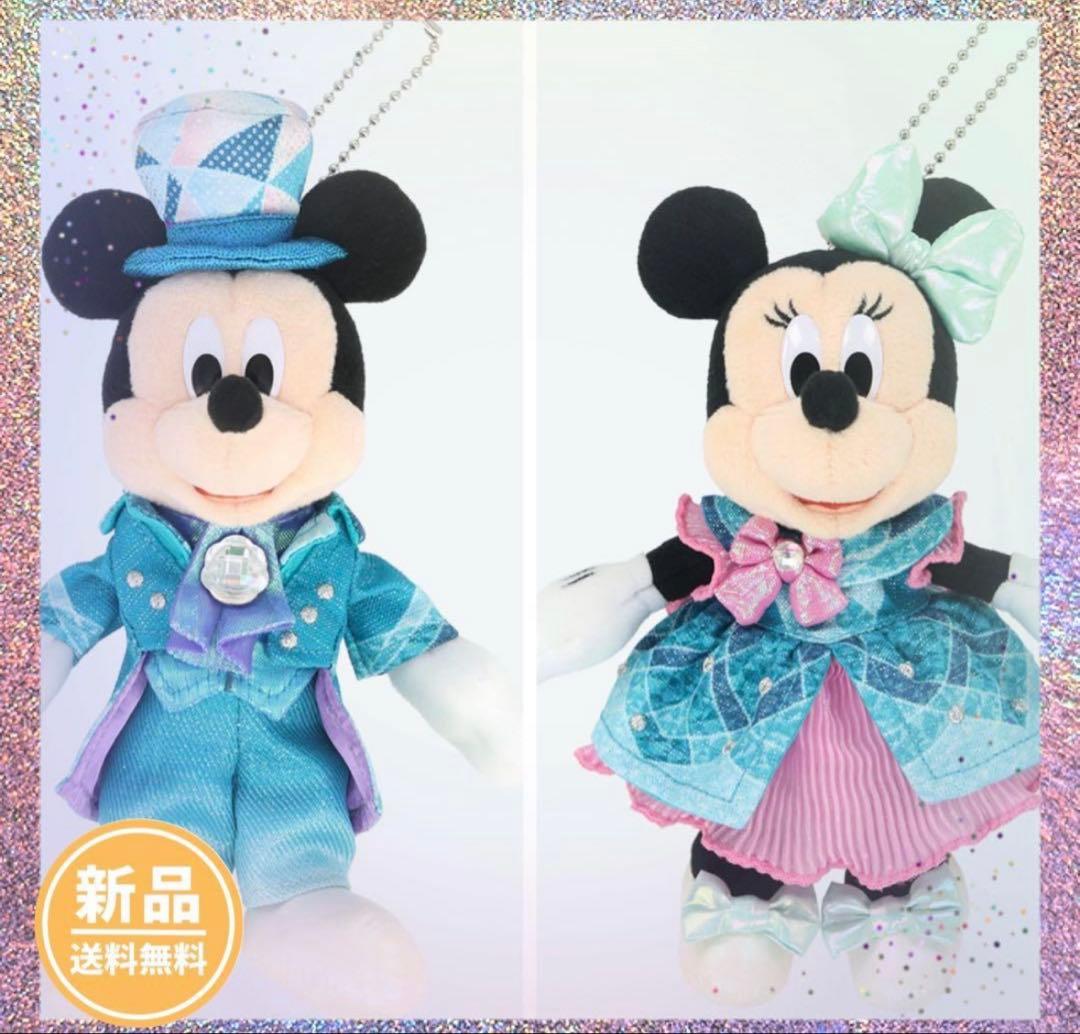 ディズニーシー　25周年　ぬいぐるみバッジ　ぬいば　ミニー　ミッキー　ぬいば